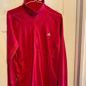 Adidas long sleeve zip tee